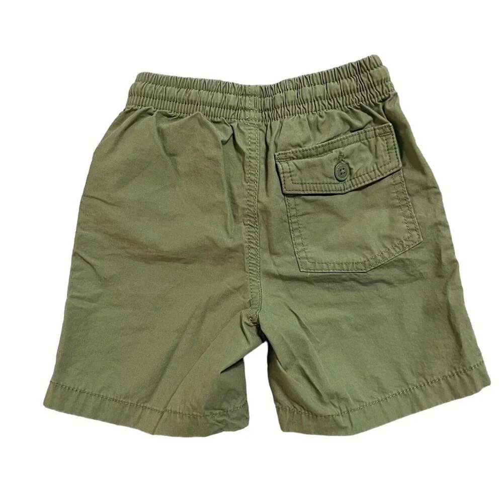 Baby Gap 3Y Olive Green Pull-On Shorts
